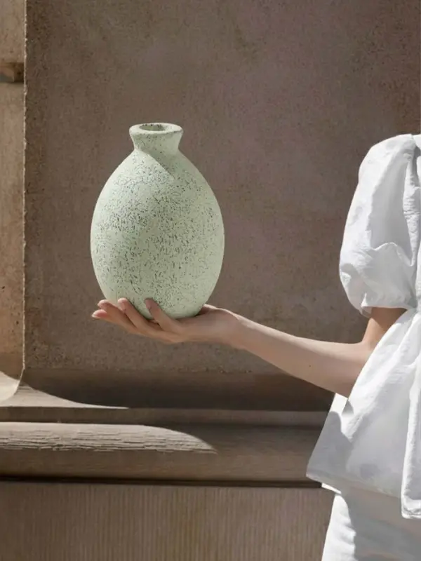 Ваза терракота &laquo;Эдесса&raquo;, 7&times;17&times;23 см, керамика