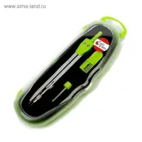 Готовальня Calligrata, 3 предмета (циркуль 135 мм, грифель, точилка), в пластиковом пенале