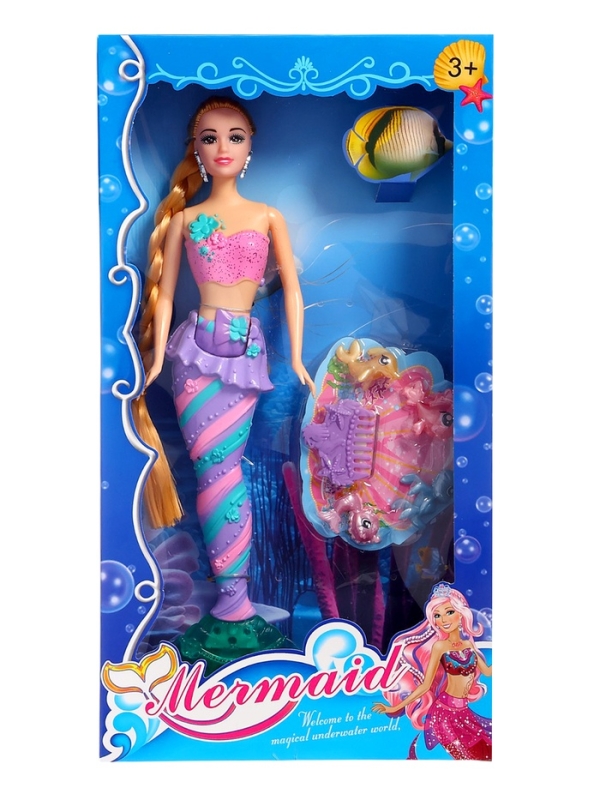 Кукла-русалка  Кукла-русалка "Волна океана", МИКС
