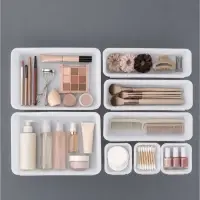 Органайзеры для хранения, 8 шт., пластиковые, белые