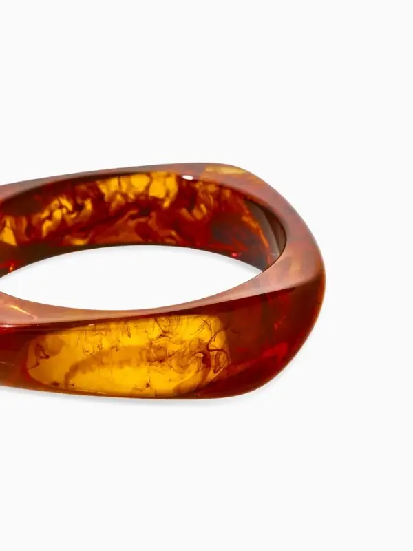 Браслет манжета &laquo;Тренд&raquo;, d=9 см, широкий, акрил, коричневый