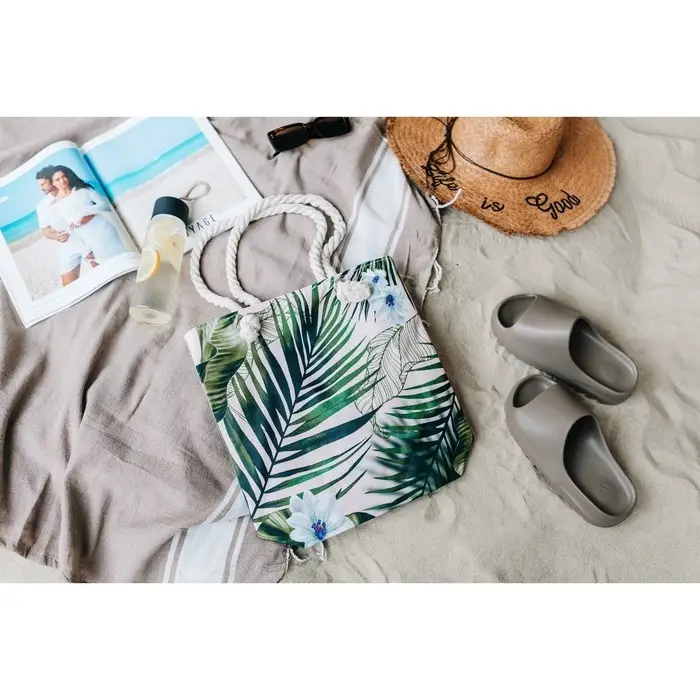 Сумка женская пляжная &laquo;Растение&raquo;, 35&times;40 см