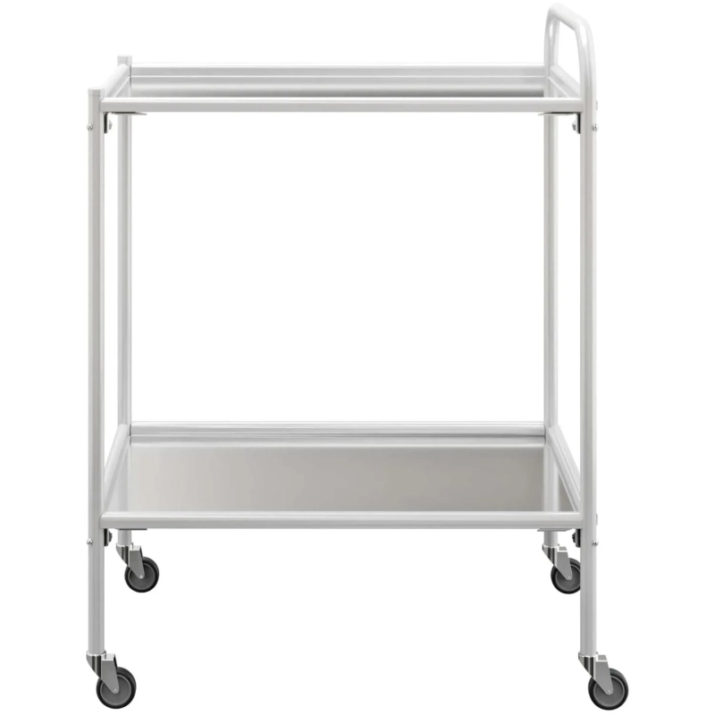 Стол процедурный MEG_передв.мет с 2полк. из нер.стали СПп-01-МСК (код 501М)