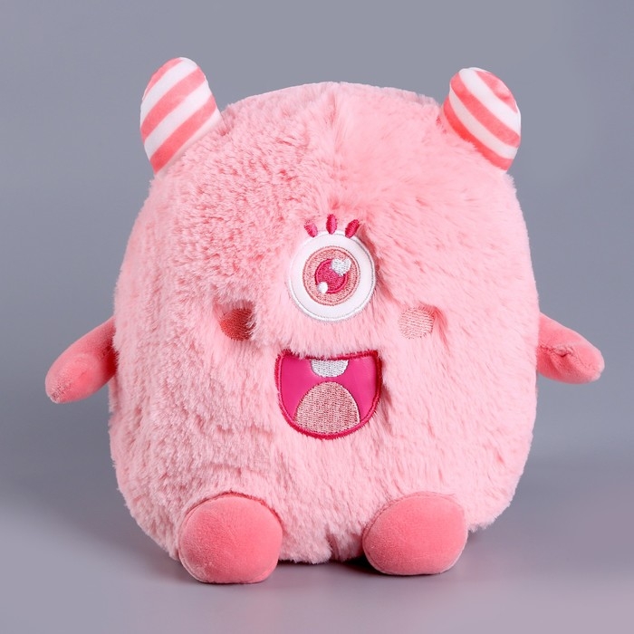 Мягкая игрушка «Монстрик», 19 см, цвет розовый Мягкая игрушка «Монстрик», 19 см, цвет розовый