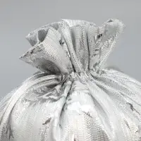 Мешочек подарочный парча &laquo;Новогодний лес&raquo;, 16&times;24 см