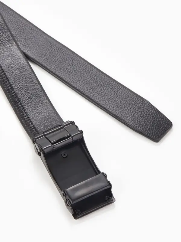 Ремень мужской &laquo;Великан&raquo; для полных, ширина 3.5 см, пряжка автомат, чёрный