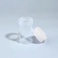 Баночка для хранения, 20 мл, белая, прозрачная