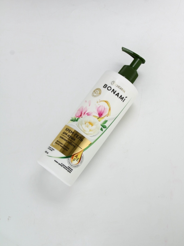 Крем-гель для душа "Пион и магнолия", 400 мл