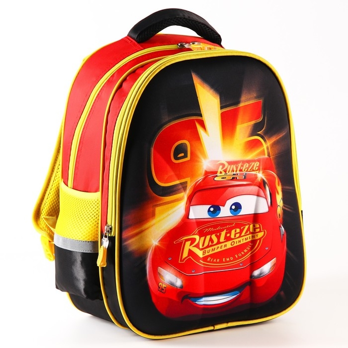 Рюкзак школьный, 39 см х 30 см х 14 см Рюкзак школьный, 39 см х 30 см х 14 см "95", Тачки