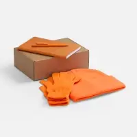 Набор Knit Warm, оранжевый