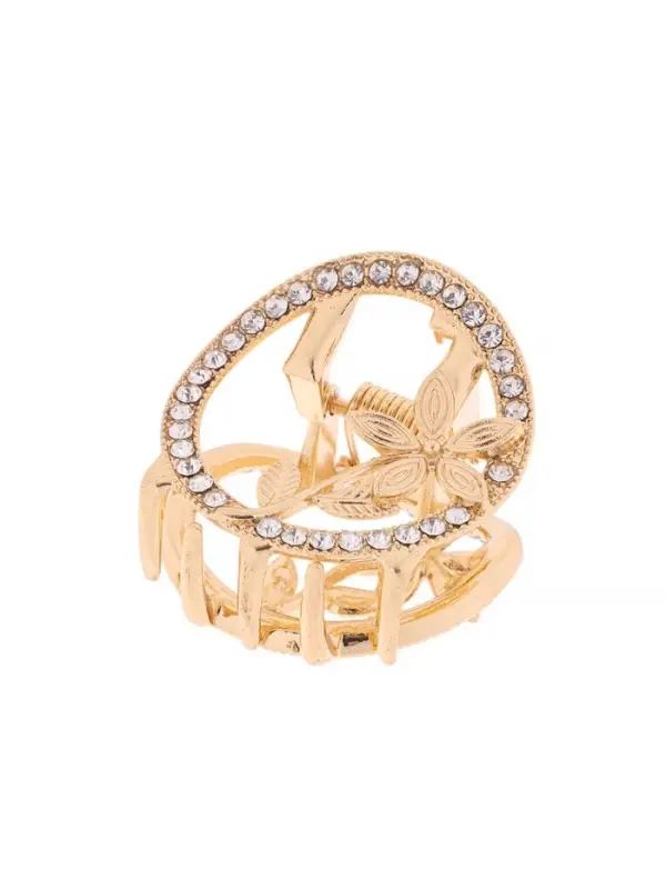 Крабик для волос &laquo;Флоранс&raquo;, классика, 3.5 см, золотистый