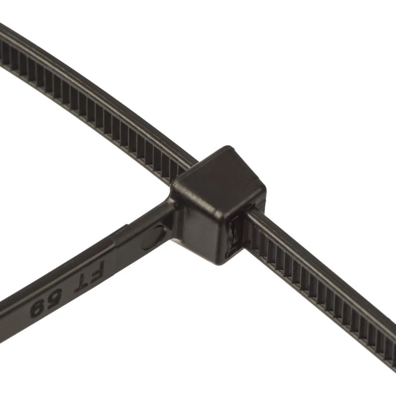 Хомут стяжка нейлоновая Topfort 5х400 (4,8х400 мм) чёрный 100 шт/уп