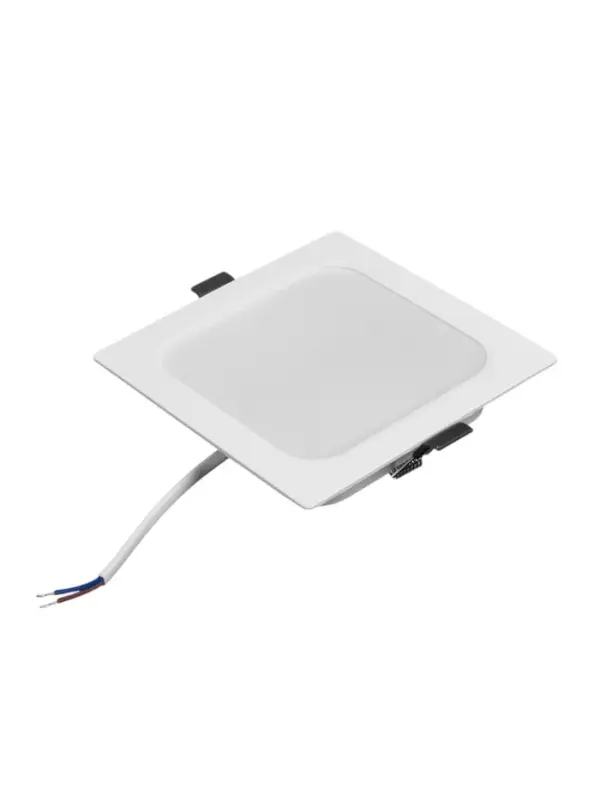 Светильник встраиваемый &laquo;Даунлайт&raquo;, светодиодный, 9 Вт, 6500K, 855 Лм, 220 В, 119&times;26 мм, квадратный, белый