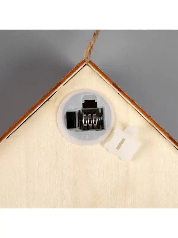 Подвеска световая &laquo;Дед Мороз и Снегурочка&raquo;, 16&times;7&times;15.5 см, 1 LED, от батареек AG10&times;3, свечение тёплое белое