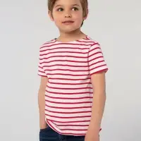 Футболка Miles Kids белая с темно-синим, размер 04Y