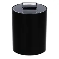 VETTA Контейнер для ватных дисков, акрил, 11,5x8x8 см, черный