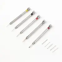 Набор инструментов отверток для ремонта наручных часов (точных работ) 5 в 1 Набор инструментов отверток для ремонта наручных часов (точных работ) 5 в 1