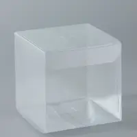 Складная коробка из PVC, прозрачная, 7&times;7&times;7 см