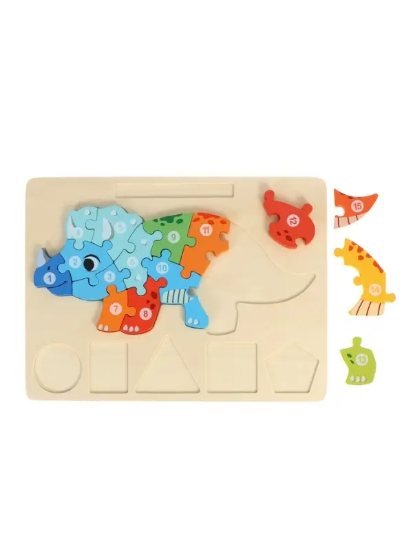 Деревянный 3D- пазл для малышей
