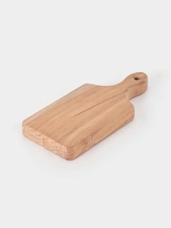 Доска для подачи и сервировки канапе Доляна &laquo;БУковский&raquo;, 15&times;7&times;1.6 см, дерево массив бука