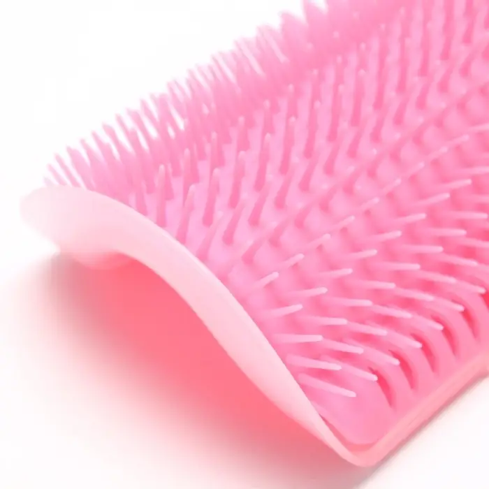 Массажёр - чесалка на угол, размер S, 13.5&times;9&times;5 см, с кошачьей мятой, розовый