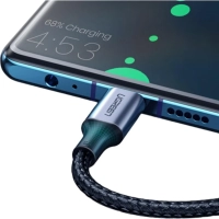 Кабель UGREEN USB C PD 100 Вт, в оплетке, черный. 1м (70427)