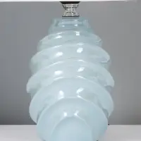 Лампа настольная E27 40Вт "Ракушка" оливковый перламутр 20х20х32 см