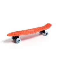 Пенниборд ONLYTOP, 56&times;15 см, колёса PVC 50 мм, пластиковая рама, оранжевый
