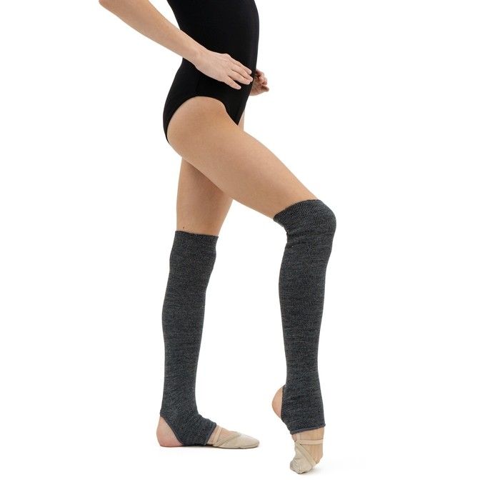 Гетры для гимнастики и танцев Grace Dance №1, длина 50 см, цвет серый Гетры для гимнастики и танцев Grace Dance №1, длина 50 см, цвет серый