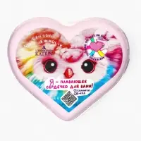 Бомбочка для ванны &laquo;Сердечко&raquo;, сладкий аромат, 130 г