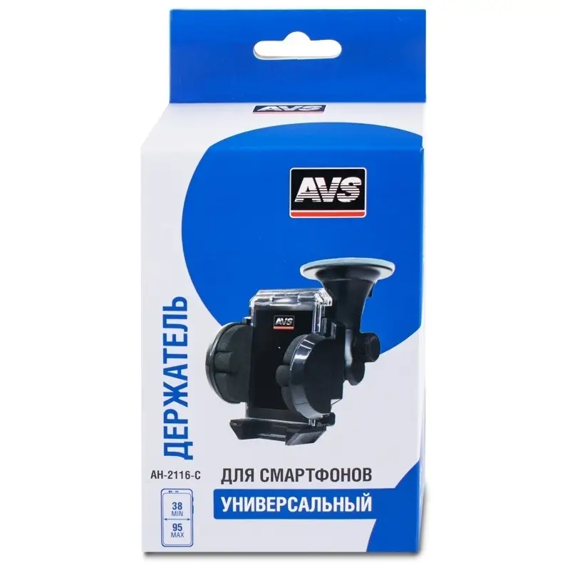 Держатель для смартфонов телескопический на приборную панель AVS AH-2116-C