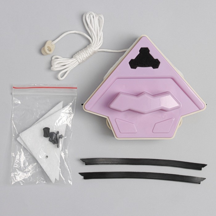 Магнитная щётка для мытья окон с двух сторон Доляна, треугольная, с водосгоном, на стекло 8-15 мм Магнитная щётка для мытья окон с двух сторон Доляна, треугольная, с водосгоном, на стекло 8-15 мм