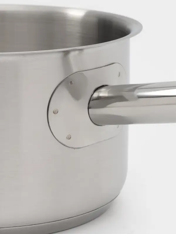 Ковш Hanna Kn&ouml;vell, 2 л, d=16, h=10 см, с крышкой, толщина стенки 0.8 мм, индукция, нержавеющая сталь