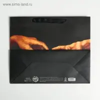 Пакет подарочный ламинированный, упаковка, Imagine, ML 27&times;23&times;11.5 см