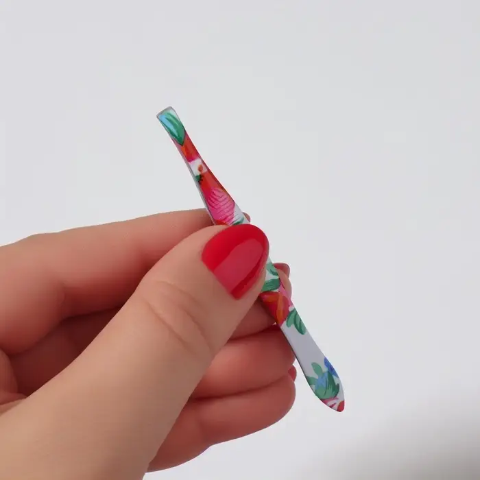 Пинцет прямой, узкий, 8.5 см, МИКС Пинцет прямой, узкий, 8.5 см, МИКС