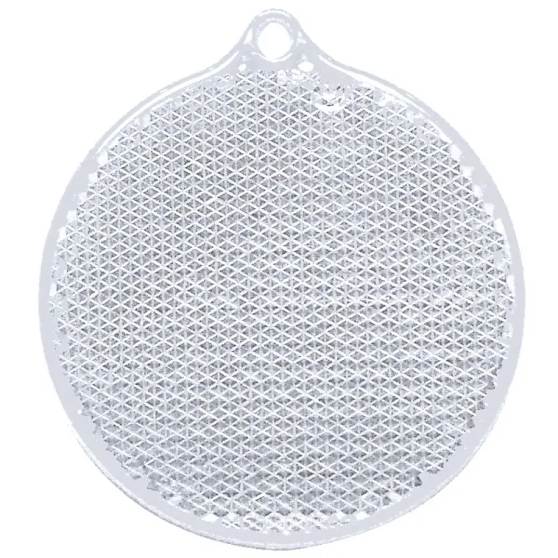 Пешеходный светоотражатель «Круг», белый Пешеходный светоотражатель «Круг», белый