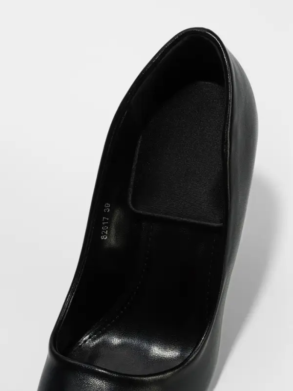 Подпяточники для обуви, клеевая основа, 8&times;6 см, пара, чёрные