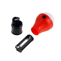 Фонарь кемпинговый, 60 Лм, 3 режима, от батареек 3&times;ААА, 11&times;5 см, красный