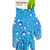 Перчатки нейлоновые, с ПВХ полуобливом, размер 7, цвет МИКС, Greengo