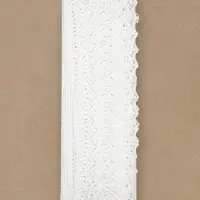 Кружево гипюровое, 30 мм, 9&plusmn;0.5 м, цвет белый