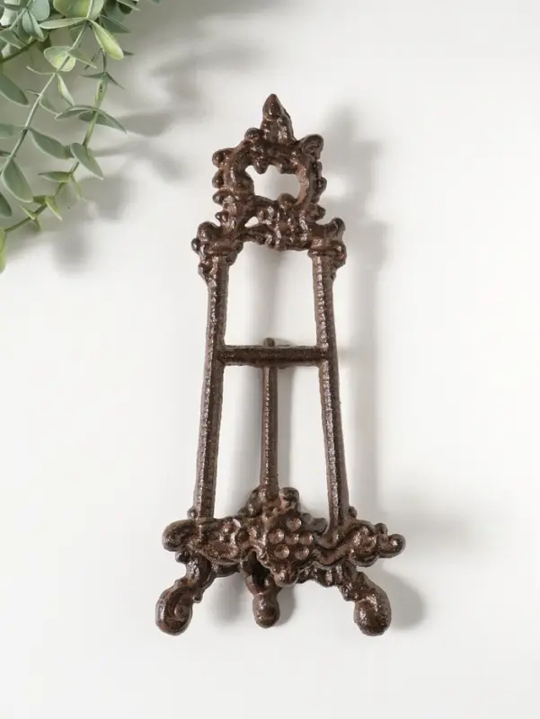 Фигурка - подставка для книг &laquo;Мольберт с узорами&raquo;, чугун, 23.5&times;10&times;4 см