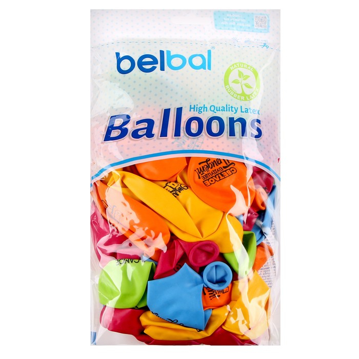 Шар латексный 14 Шар латексный 14" «Мотивирующие», пастель, набор 50 шт.