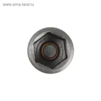 Бита с торцевой головкой ТУНДРА, сталь CrV, магнит, 12&times;65 мм
