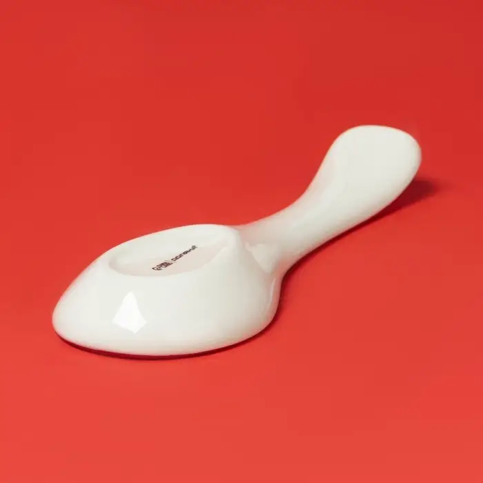 Подставка под ложку новогодняя Доляна &laquo;Сани Деда Мороза&raquo;, доломит, 22.3&times;7.1&times;2.7 см, белая