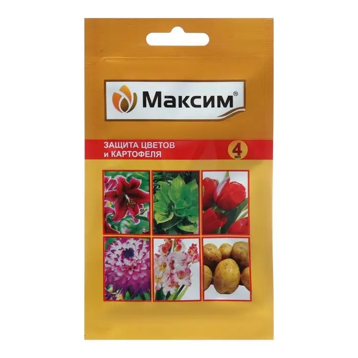 Средство от болезней растений Максим, ампула, 4 мл Средство от болезней растений Максим, ампула, 4 мл