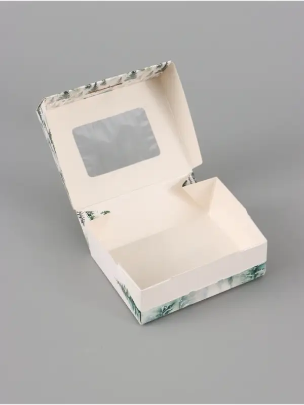 Коробка подарочная, самосборная &laquo;С Новым годом!&raquo;, 10&times;8&times;3.5 см