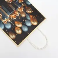 Пакет подарочный крафтовый «Подарки с золотым бантом» 27×22×11 см, 120 г/м² Пакет подарочный крафтовый «Подарки с золотым бантом» 27×22×11 см, 120 г/м²