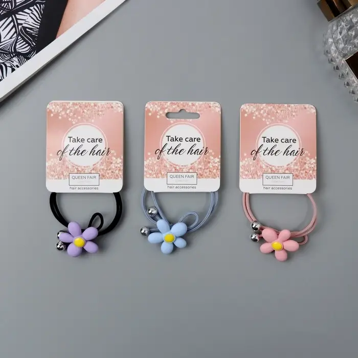 Резинка для волос Резинка для волос "Патрисия" ромашка, микс