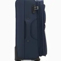 Чемодан на колёсах TEXTURA, с увеличением, кодовый замок, 42&times;26&times;68 см, 24", синий
