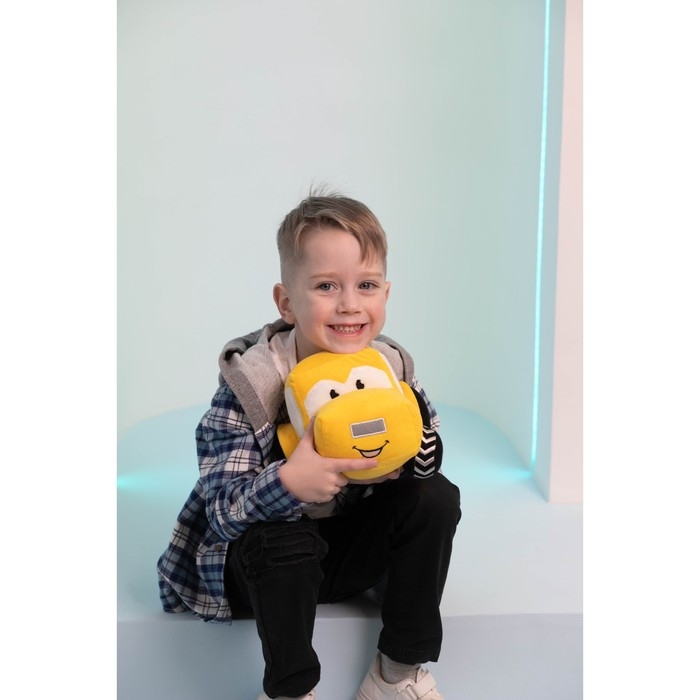 Трактор мягкая игрушка, цвет жёлтый Трактор мягкая игрушка, цвет жёлтый